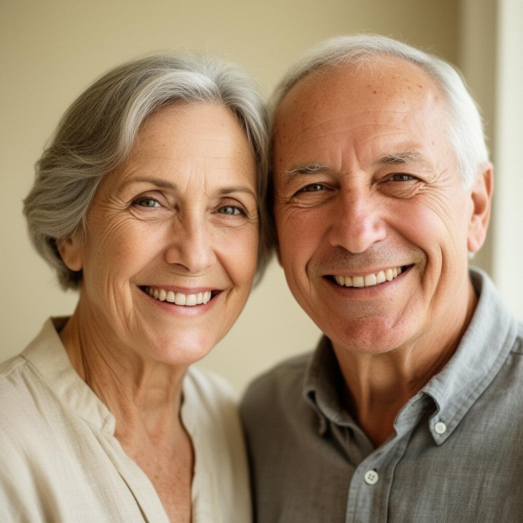 Couple de clients satisfaits